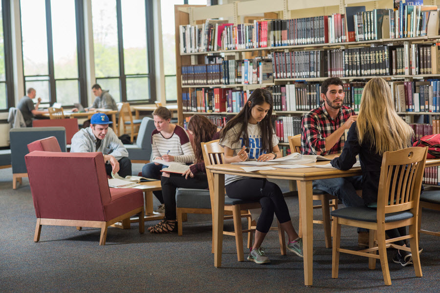 Brennan Library at Lasell University