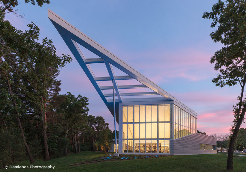 Christa McAulliffe Library, Framingham Photo credit: Damianos Photography