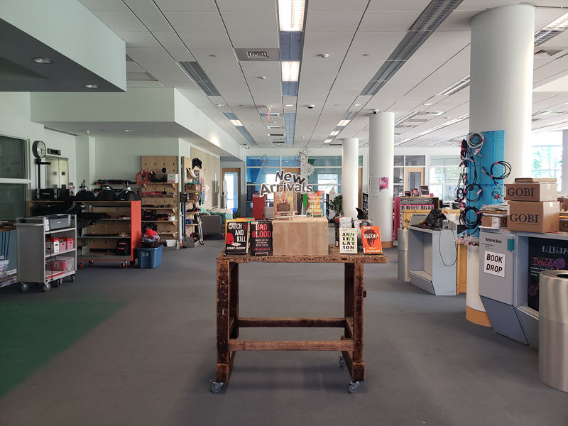 Interior of Olin College Library